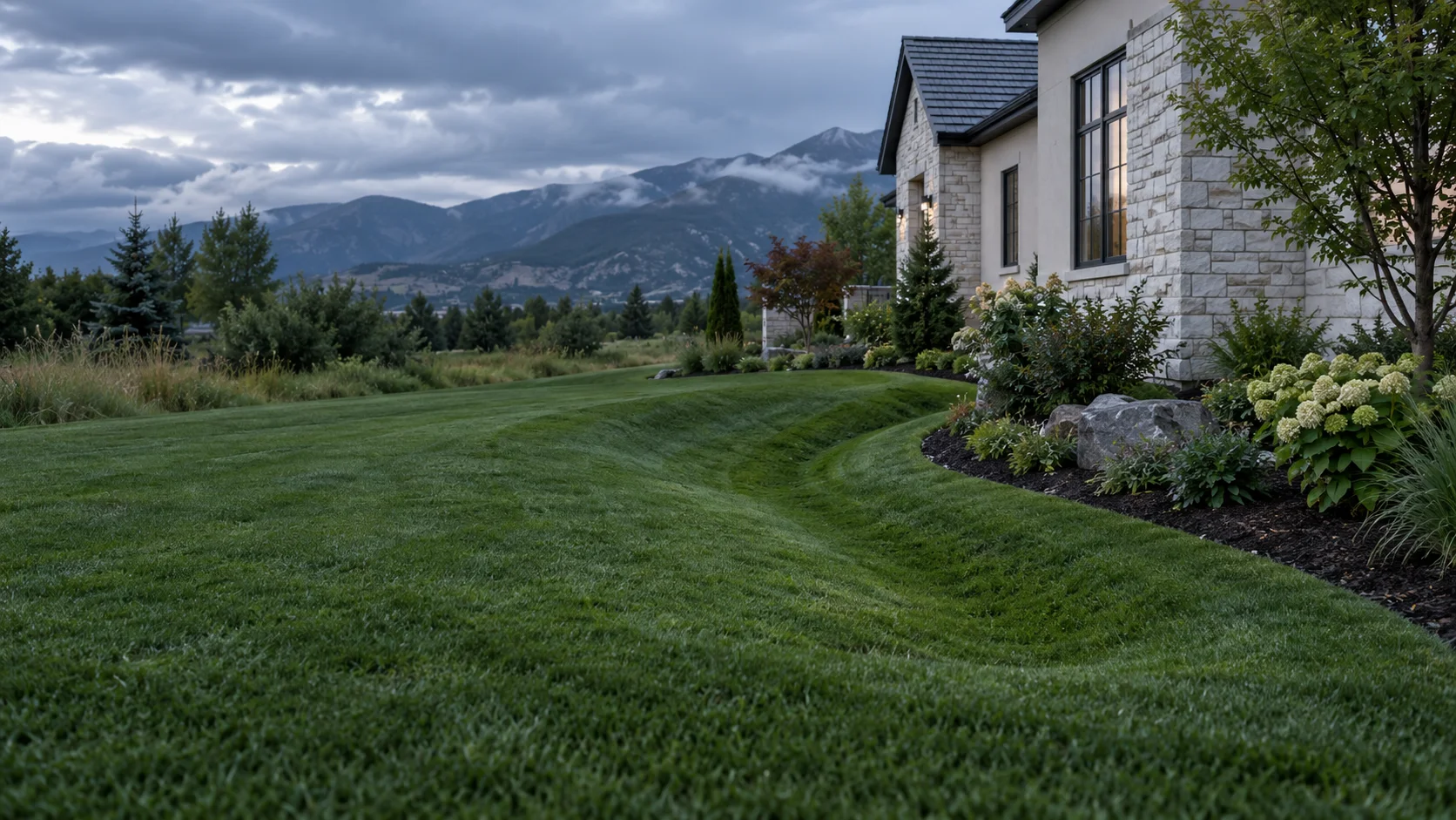 Surface drainage planning illustration